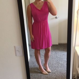 NWT Pink SOMA dress with cowl neck - Size M